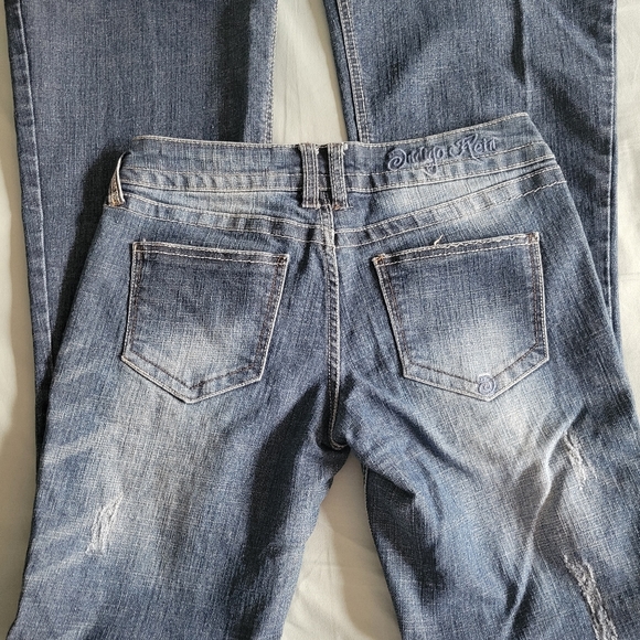 Indigo Rein size 3 flare jeans - Picture 5 of 7